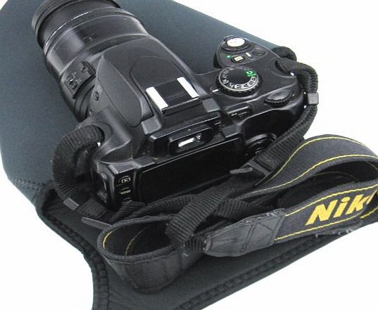 Travel Neoprene Camera Case Bag soft Protector for DSLR with Lens,Canon EOS 700D 650D 600D 550D 100D,1100D 1200D, 60D 70D,7D SX50 SX500, Nikon D800,D7100,D7000,D5300 D5200 D5100,D3300,D3200,D3100,FUJI