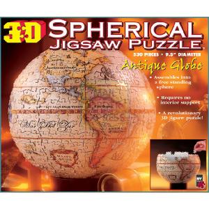 BV Leisure 3D Antique Globe Spherical 530 Piece Jigsaw