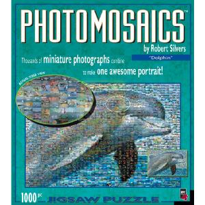 BV Leisure Photomosaics Dolphin 1000 Piece Jigsaw Puzzle