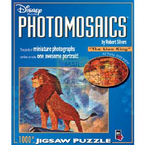 Photomosaics Lion King 1000 Piece Jigsaw Puzzle