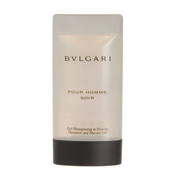 Bvlgari Soir For Men Shampoo and Shower Gel 200ml