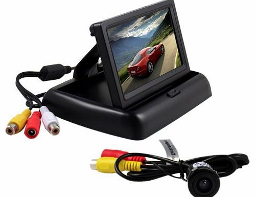 4.3 Inch Folding TFT LCD Rearview Color Camera Monitor And Car Rear View Camera