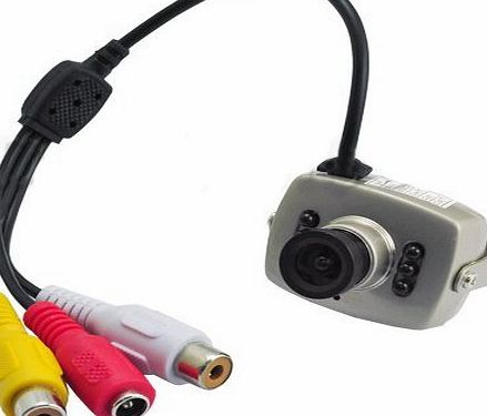 Mini Wired CCTV Camera Security Spy Color Night Vision Infrared Hidden Video Camera(Lens Adjustable)