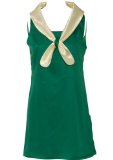 Mina Hepburn Bow Dress Green M / L