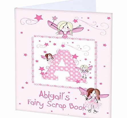 C.P.M. Personalised Fairy - A4 Scrapbook - A Marvelous Gift For Baby amp; Children, Kids, Girls - Personalised For Free