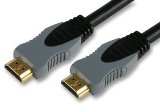 Cable Mountain Premium 3M HDMI 19PIN - HDMI 19 PIN Gold HD Cable by Cable Mountain