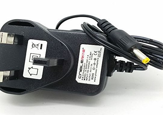 CableRite 9v Philips PD9030/05 PD 9030/05 portable dvd player power supply lead