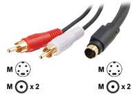 CABLES TO GO 10M VALUE S-VIDEO   RCA AUDIO
