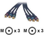 CABLES TO GO 15M VELOCITY RCA COMPONENT