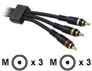 CABLES TO GO 15M VELOCITY RCA VIDEO AUDIO