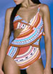 Cacharel Antic cutaway crossover swimsuit