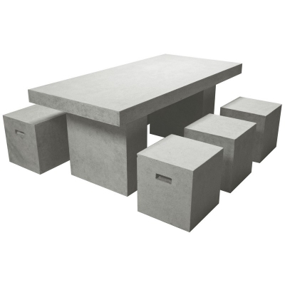 Grandelight Lightweight Terrazzo Grey Table (180cm x 90cm)