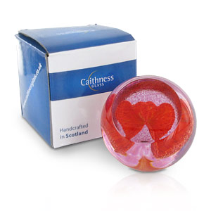 Caithness Love Hearts Paper Weight