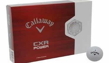 Callaway 12 pack CXR Power Golf Balls White 12 Ball Pk