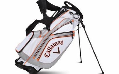 Callaway Golf 2014 Chev Carry Stand Bag - White/Grey/ Orange