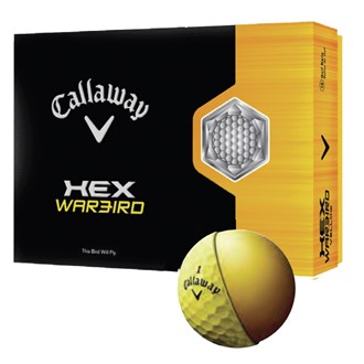 Callaway Hex Warbird Yellow Golf Balls (12 Balls)