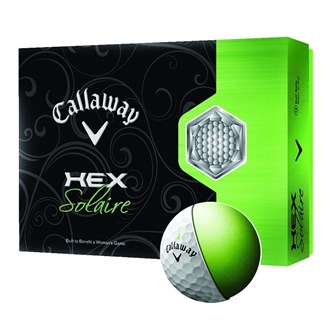 Callaway Golf Callaway Ladies Hex Solaire White Golf Balls (12