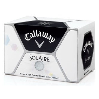 Callaway Golf Callaway Ladies Solaire White Golf Balls (12