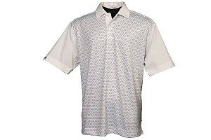 Callaway Golf Short Sleeve 2-Button Printed Polo
