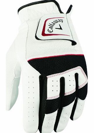 Callaway Mens X Hot All Weather Glove Left Hand Small - White, 29 cm