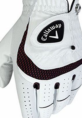 Callaway SynTech Golf Glove Mens White Left Hand (For Right Handed Golfers) Large Mens White Left Hand (For Right Handed Golfers) Large