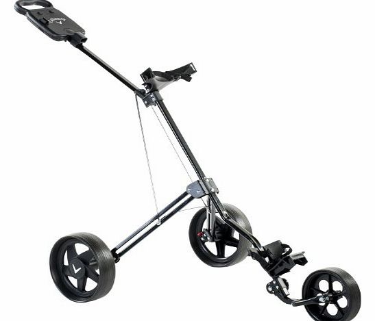 Callaway Three Wheel Golf Push Cart - Black