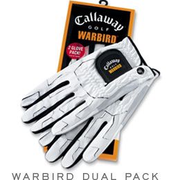 Callaway WARBIRD DUAL PACK GLOVES RIGHT HAND PLAYER / SMALL