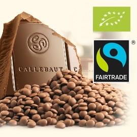 Callebaut , Organic, Fairtrade milk chocolate