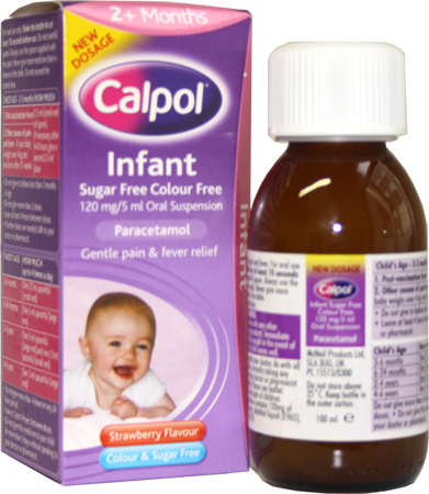 calpol Colour and Sugar Free Infant Suspension