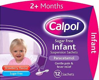 Calpol, 2041[^]10043981 Sugar Free Infant Suspension Sachets - 12