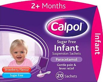 Calpol, 2041[^]10043984 Sugar Free Infant Suspension Sachets - 20