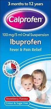 Calprofen, 2041[^]10064217 Ibuprofen Oral Suspension Strawberry