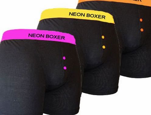 12 x Mens Boys Black Calvin Classics Boxer Shorts Underwear Trunks - Black - Medium