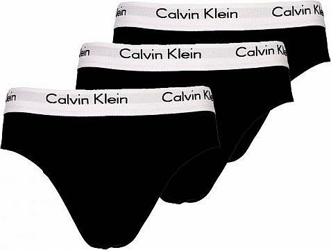Calvin Klein - Black 3 Pack Briefs - Mens - Size: L