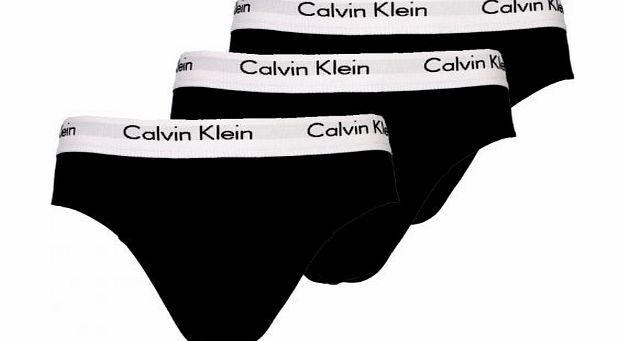 Calvin Klein - Black 3 Pack Briefs - Mens - Size: XL