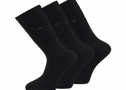 Calvin Klein 3 Pack Plain Socks - NONE