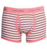 Calvin Klein 365 Pink Stripe Stretch Trunks
