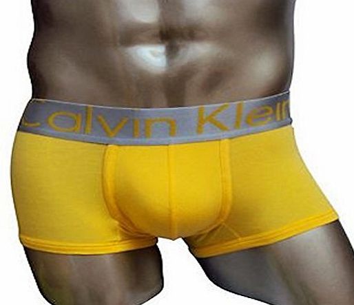 Calvin Klein 5PCS MENS TOP QUALITY C K BOXER UNDERWEAR WITH GIFT BOX (M)