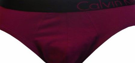 Calvin Klein Bold Cotton Hip Brief (Large, Deep Lava)