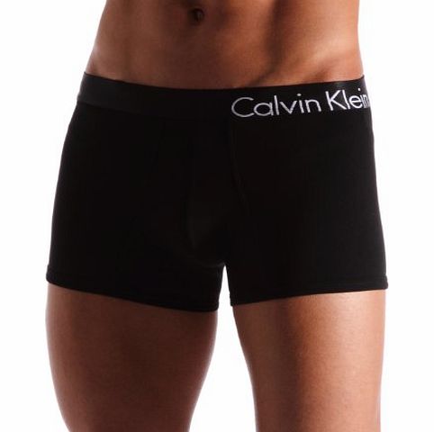 Calvin Klein Bold Cotton Trunk (Large (36``-38``), Black)