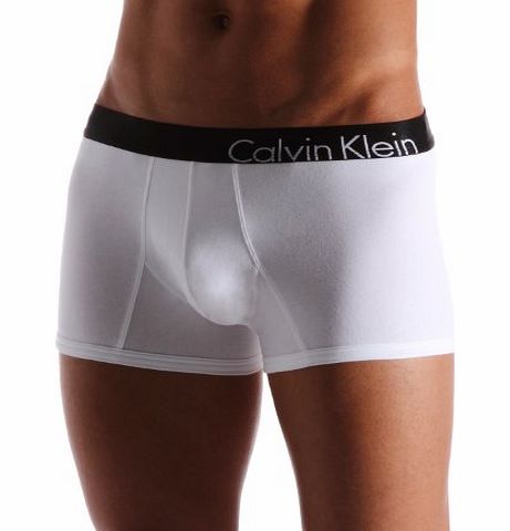 Calvin Klein Bold Cotton Trunk (Small (28``-30``), White)