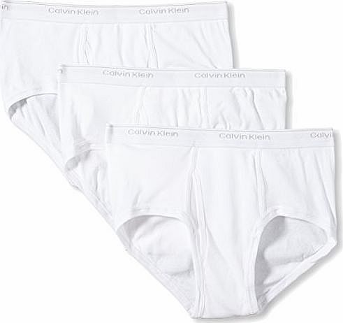 Calvin Klein Briefs (3 Pack) (34``, White)