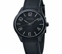 Calvin Klein Color Black Silicone Watch