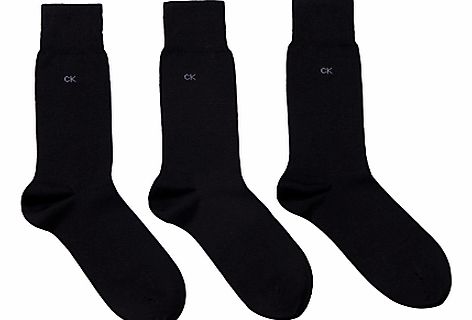 Fine Cotton Socks, Pack of 3, One