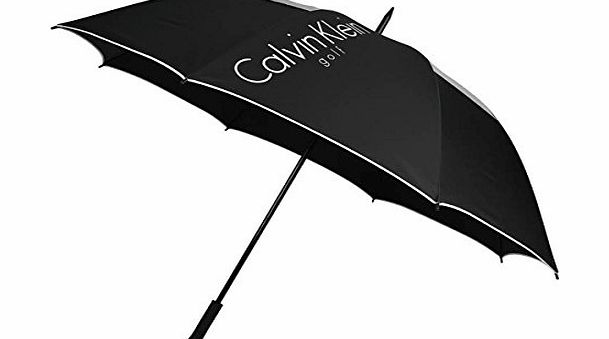 Calvin Klein Golf AW14 CK Stormproof Vented Double Canopy Umbrella - Black/White