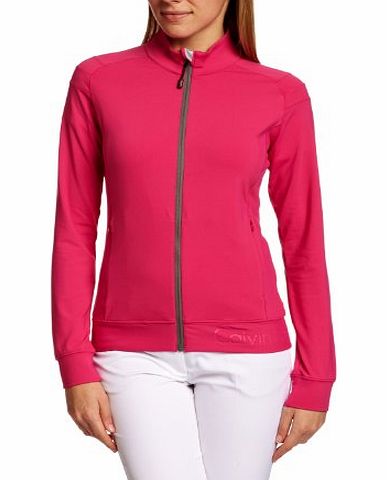 Calvin Klein Golf Womens Tech Jacket Outerwear - Pink, Small