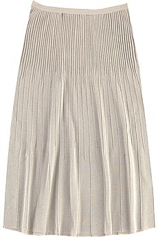 Calvin Klein Lars lurex pleated skirt