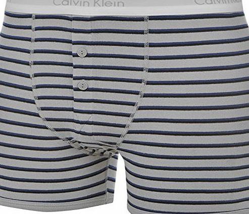 Calvin Klein Mens Classic Button Briefs Bottoms Boxers Underwear Lingerie Heritage Grey M