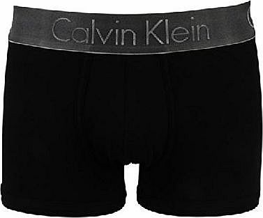 Calvin Klein Mens Holiday Boxer Trunks Black/Silver M