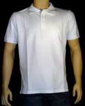 Mens White Short Sleeve Polo Shirt (m816b-8jc60)